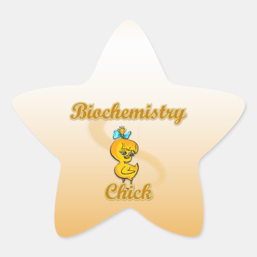 Biochemie Chick Ster Sticker (Voorkant)