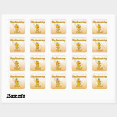 Biochemie Chick Vierkante Sticker (Vel)