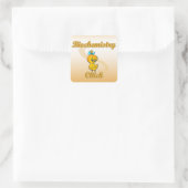 Biochemie Chick Vierkante Sticker (Tas)