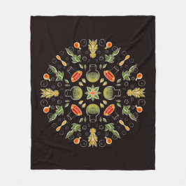 Biochemie Lab Botanische Kunst - Vrouwen in de wet Fleece Deken