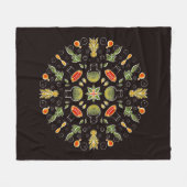 Biochemie Lab Botanische Kunst - Vrouwen in de wet Fleece Deken (Voorkant (Horizontaal))