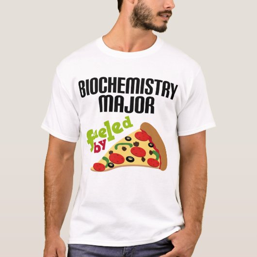 Biochemie majoor Gift (Pizza) T-shirt (Voorkant)