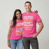 Biochemie Major Grappig T-shirt (Unisex)