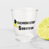 Biochemie Overlevende Shot Glas (Voorkant)
