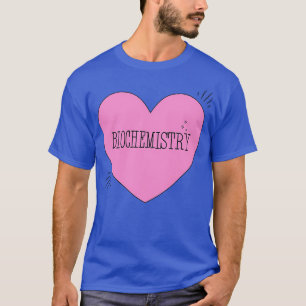 Biochemie Roze Heart T-shirt