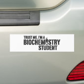 Biochemiestudie Bumpersticker (Op auto)