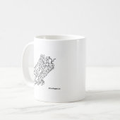 Biochemische mok van de eiwitstructuur (Voorkant links)