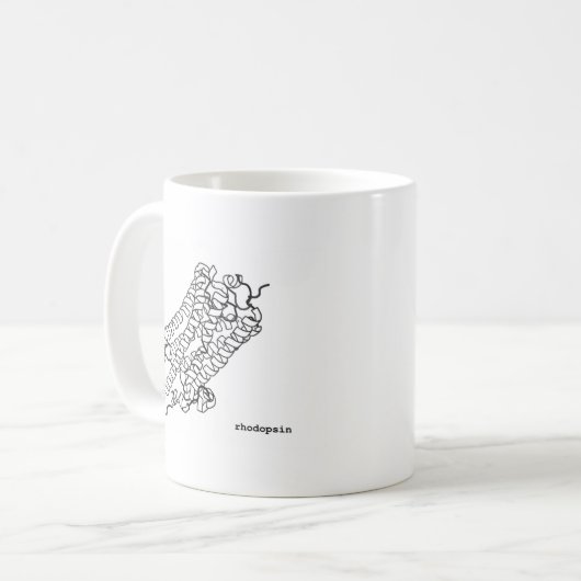 Biochemische mok van de eiwitstructuur (Voorkant links)