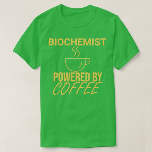 Biochemist Coffee Biochemie 15 T-shirt (Design voorkant)