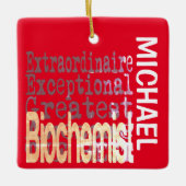 Biochemist Extraordinaire CUSTOM Keramisch Ornament (Voorkant)