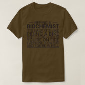 Biochemist Hell Biochemistry 2 T-shirt (Design voorkant)