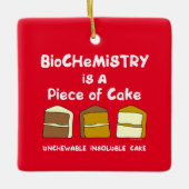 Biochemistry Cake Keramisch Ornament (Voorkant)
