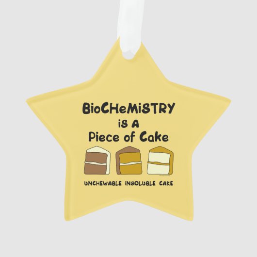 Biochemistry Cake Ornament (achterkant)