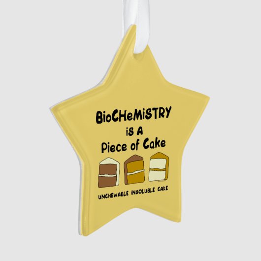 Biochemistry Cake Ornament (voorkant)