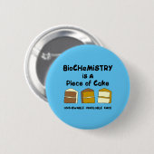 Biochemistry Cake Ronde Button 5,7 Cm (Voorkant /achterkant)