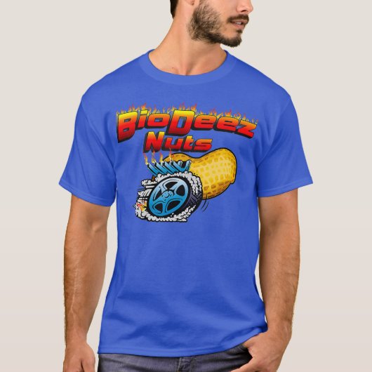 BioDeez Nuts Grappige biodieselmotor T-shirt (Voorkant)