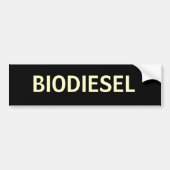 BIODIESEL BUMPERSTICKER (Voorkant)