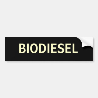 BIODIESEL BUMPERSTICKER
