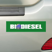 Biodiesel Bumpersticker (Op auto)