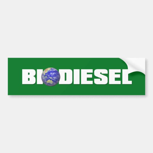 Biodiesel Bumpersticker (Voorkant)