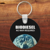 Biodiesel: geen oorlog vereist sleutelhanger (Voorkant)