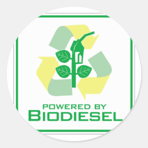 biodiesel ronde sticker