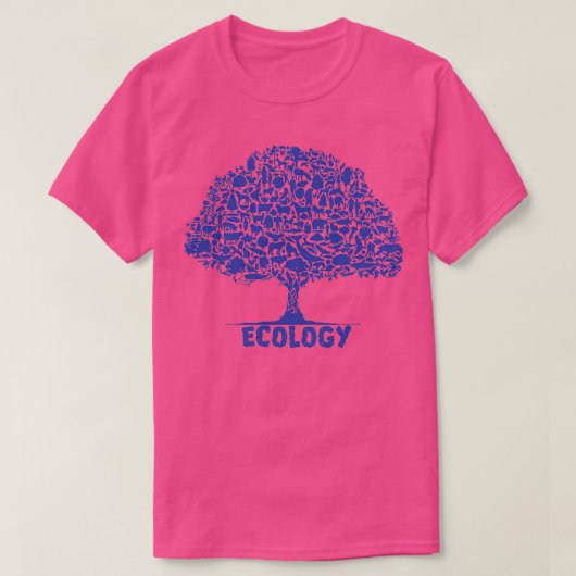 Biodiversiteitsboomecologie T-shirt (Design voorkant)