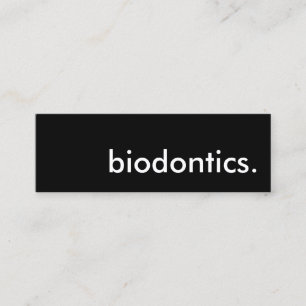 biodontica. mini visitekaartje