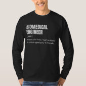 Bioengineer Funny Definition Shirt (Voorkant)
