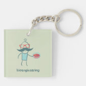 Bioengineering Scientist Sleutelhanger (Achterkant)