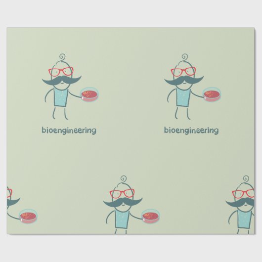 Bioengineering Scientist Wrapping Paper Cadeaupapier (Vlak)