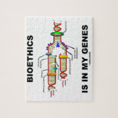 Bioethiek zit in mijn genen (DNA-replicatie) Legpuzzel (Verticaal)