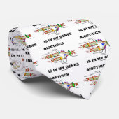 Bioethiek zit in mijn genen (DNA-replicatie) Stropdas (Opgerold)