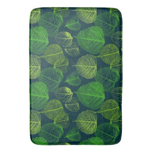 Biofiele esthetische skeletbladeren badmat (Voorkant Verticaal)