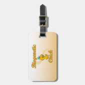 Biogenetische steen bagagelabel (Voorkant verticaal)