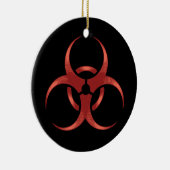 Biogevaar 1 keramisch ornament (Rechts)