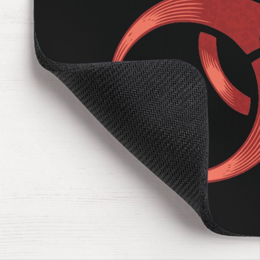 Biogevaar 1 muismat (Hoek)