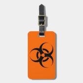 Biogevaar Bagagelabel (Voorkant verticaal)