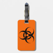 Biogevaar Bagagelabel (Achterkant verticaal)