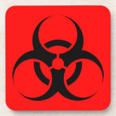 Biogevaar Bier Onderzetter (Voorkant)