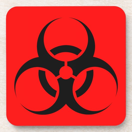 Biogevaar Bier Onderzetter (Voorkant)