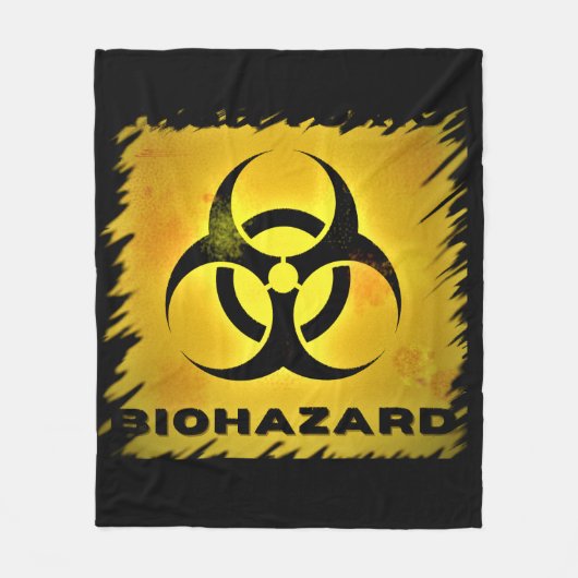 Biogevaar Fleece Deken (Voorkant)