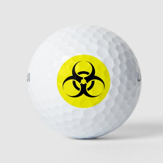 Biogevaar Golfballen (Voorkant)