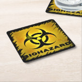 Biogevaar Kartonnen Onderzetters (Schuin)