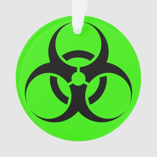 Biogevaar Ornament (voorkant)