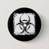 Biogevaar Ronde Button 5,7 Cm (Voorkant)