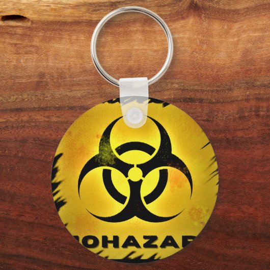 Biogevaar Sleutelhanger (Voorkant)