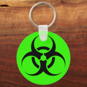 Biogevaar Sleutelhanger (Voorkant)