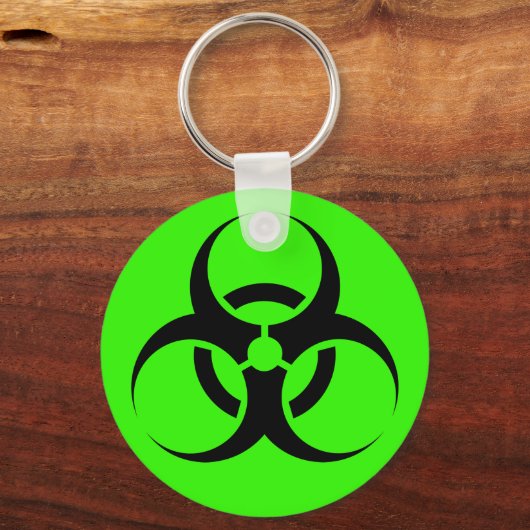 Biogevaar Sleutelhanger (Voorkant)