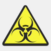 Biogevaar Sticker (Voorkant)